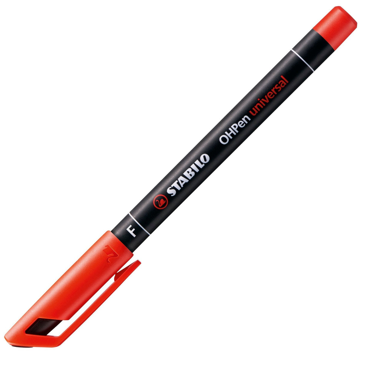 Stabilo Rotulador Ohpen Punta Fina Permanente 0.7mm Rojo -10u-