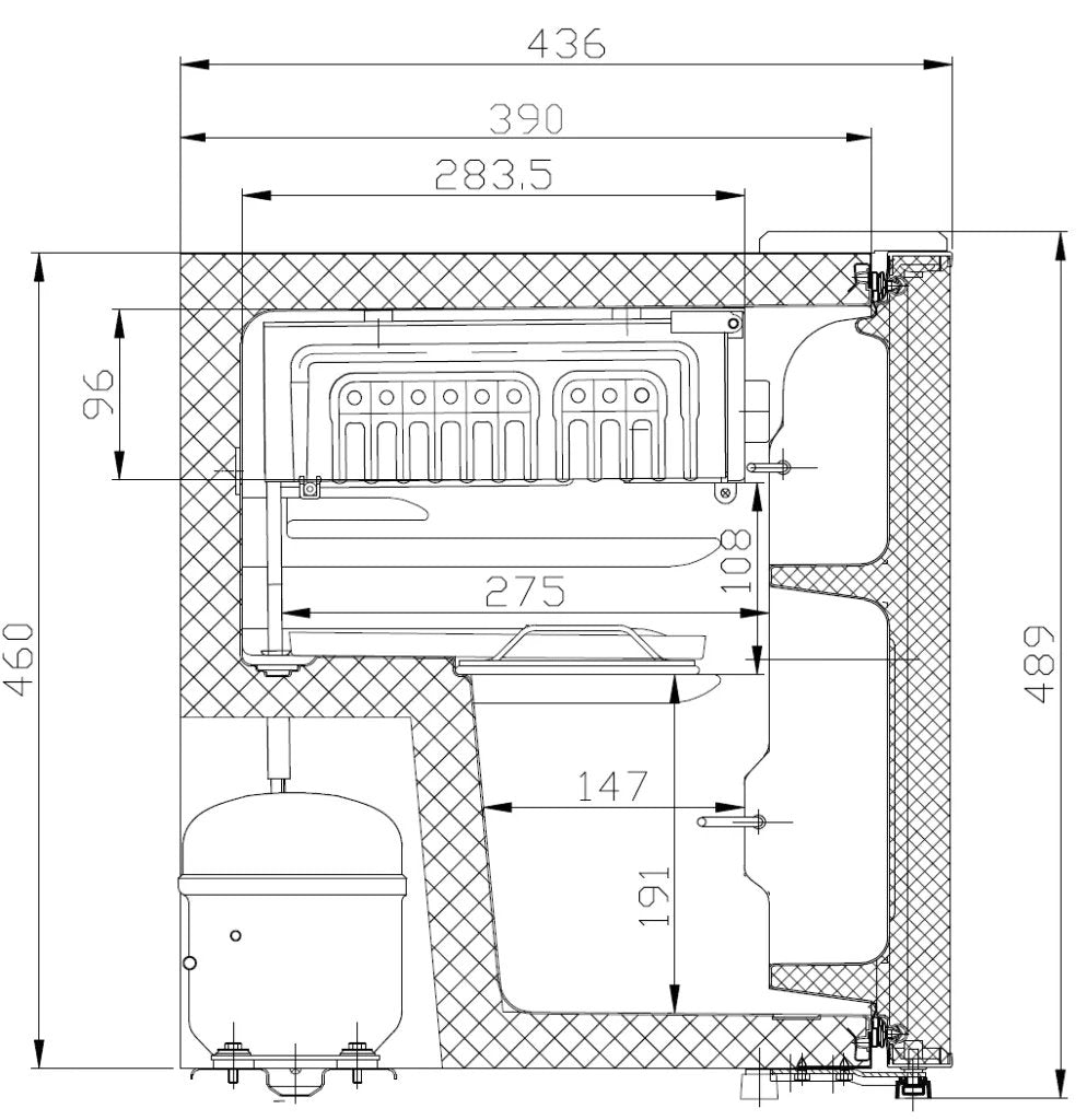 EAN 5902510694012 - Manta MM515PSL frigorífico Independiente 46 L Negro, Gris imagen 10