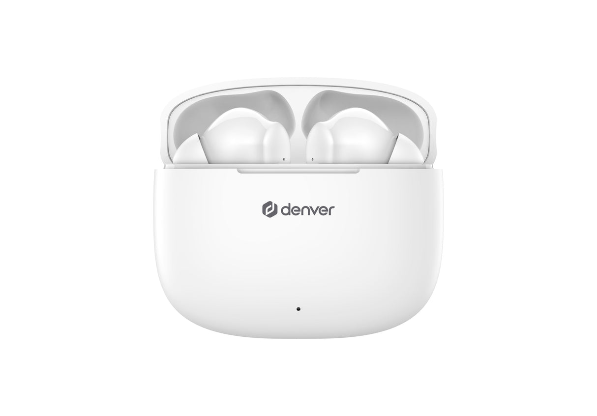 Auriculares Denver Twe 48w Inalambrico Blanco