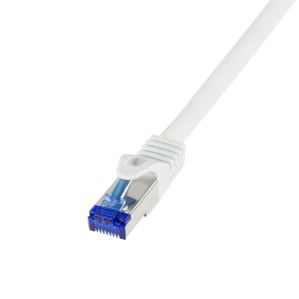 Logilink Cable De Red Ultraflex, Cat.6a, S Ftp, Blanco, 0,5 M