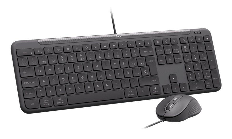 EAN 5099206129603 - Logitech 920-013344 teclado Ratón incluido Hogar / Oficina USB AZERTY Francés Grafito imagen 3