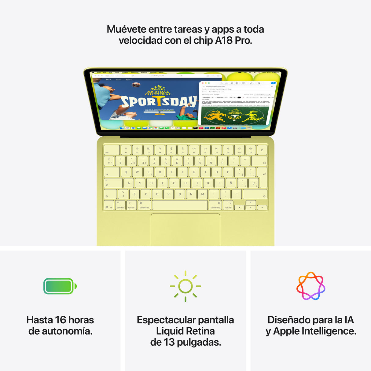 Apple Macbook Neo 13' A18 Pro 6-Core Cpu 8gb 256gb Ssd 5-Core Gpu Índigo