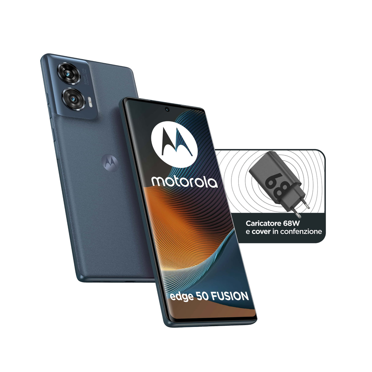 Smartphone Motorola Moto Edge 50 Fusion Marshmallow Blue 12+256gb 6.7" Poled 144hz Full Hd+