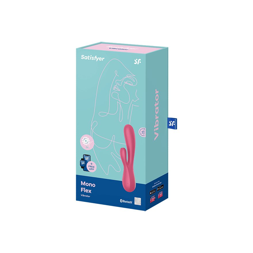 Mono Flex Vibrador Con App Rojo