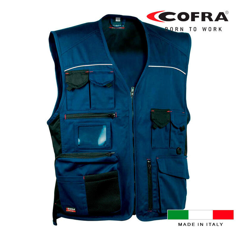 Chaleco Expert Azul Marino Negro Cofra Talla 64