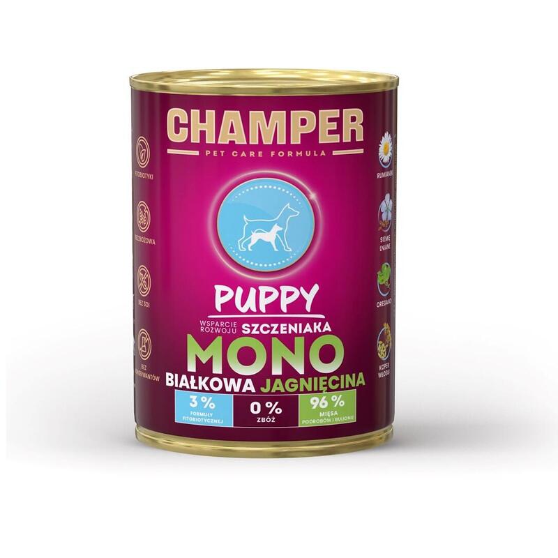 Champer Puppy Lamb - Comida Húmeda Para Perros - 400g