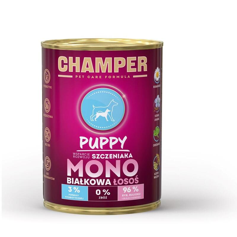 Champer Puppy Salmon - Comida Húmeda Para Perros - 400g
