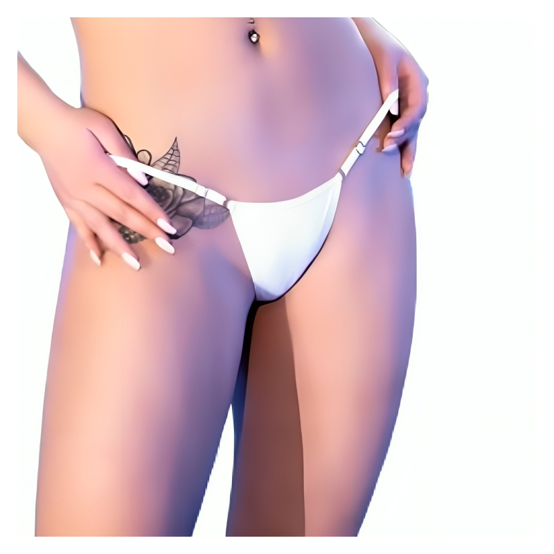 Chilirose - Cr 4382 Tanga Blanco S/M