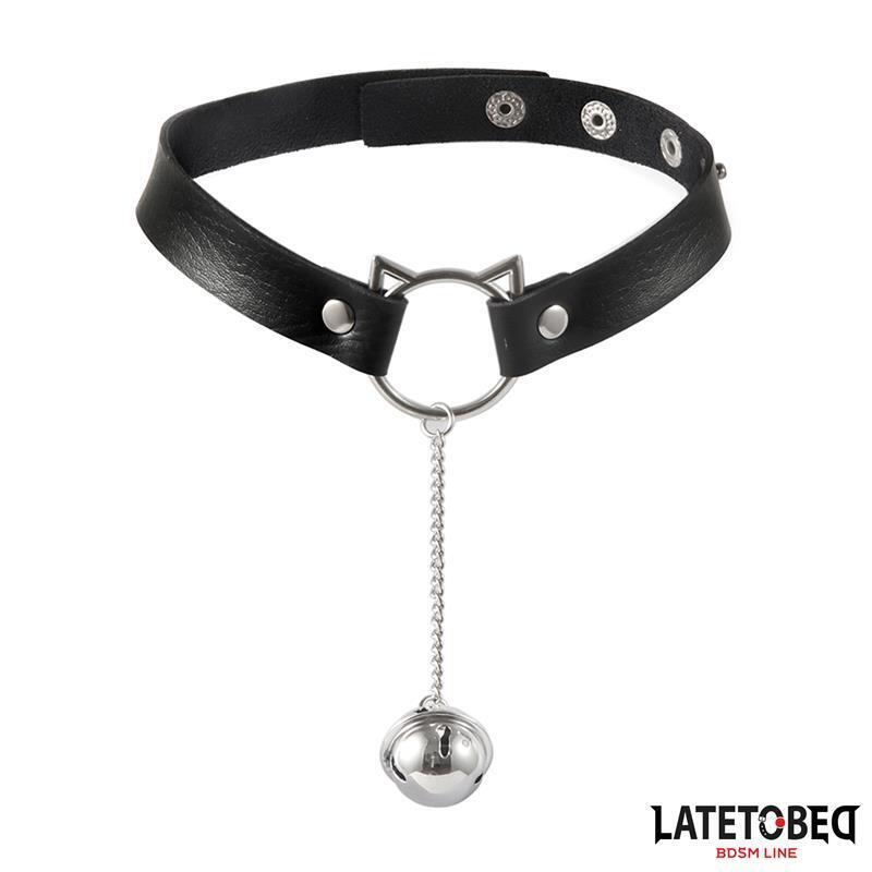 Choker Con Aro Con Orejitas Y Cascabel