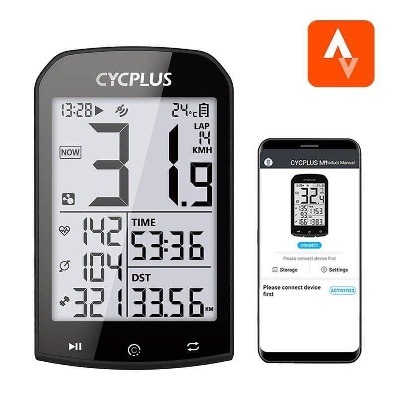 Ciclocomputador Cycplus M1 Gps Ble/Ant+ Negro