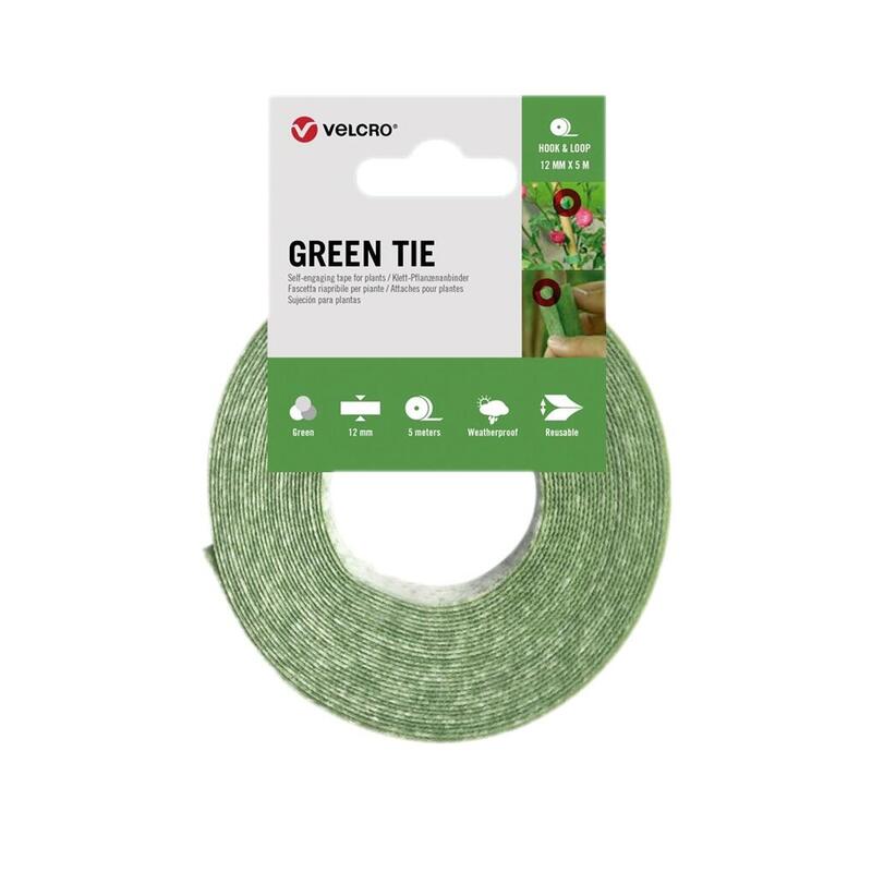 Cinta Sujeción Plantas, Verde, 12 Mm X 5 M
