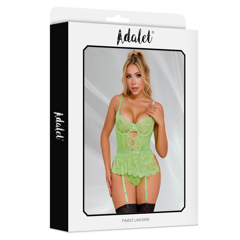 Clara Teddy Verde Neón Talla (Interno):S/M