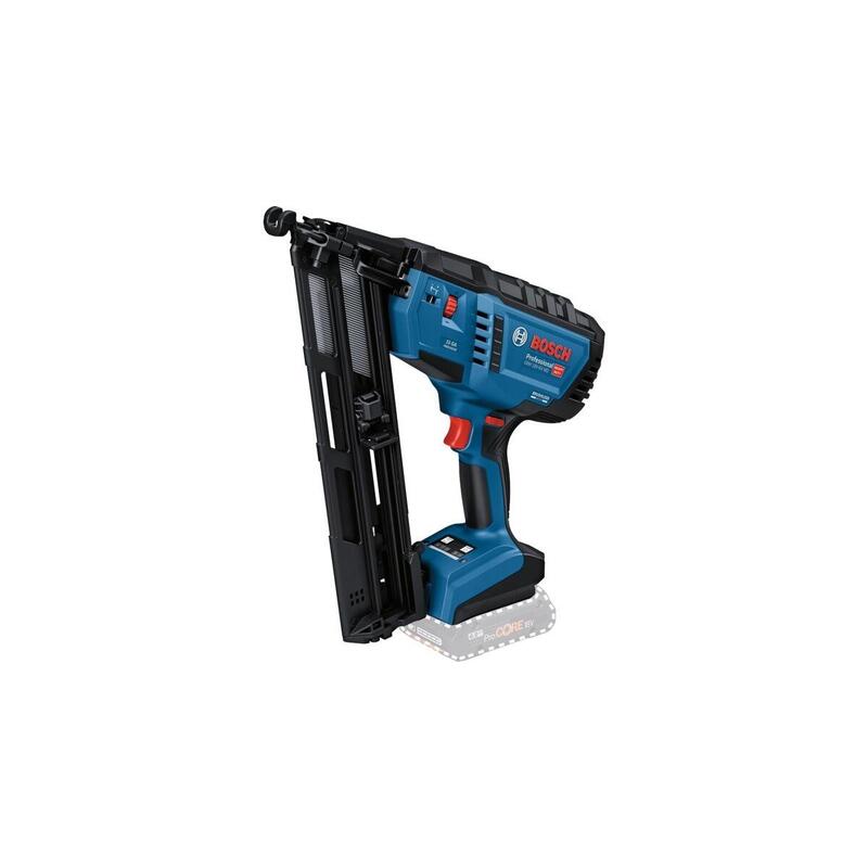 Clavadora Para Madera Bosch Professional A Batería Gnh 18v-64 Md Professional Solo, 18 Voltios Azul/Negro, Sin Batería Ni Cargador, En L-Boxx 601482201