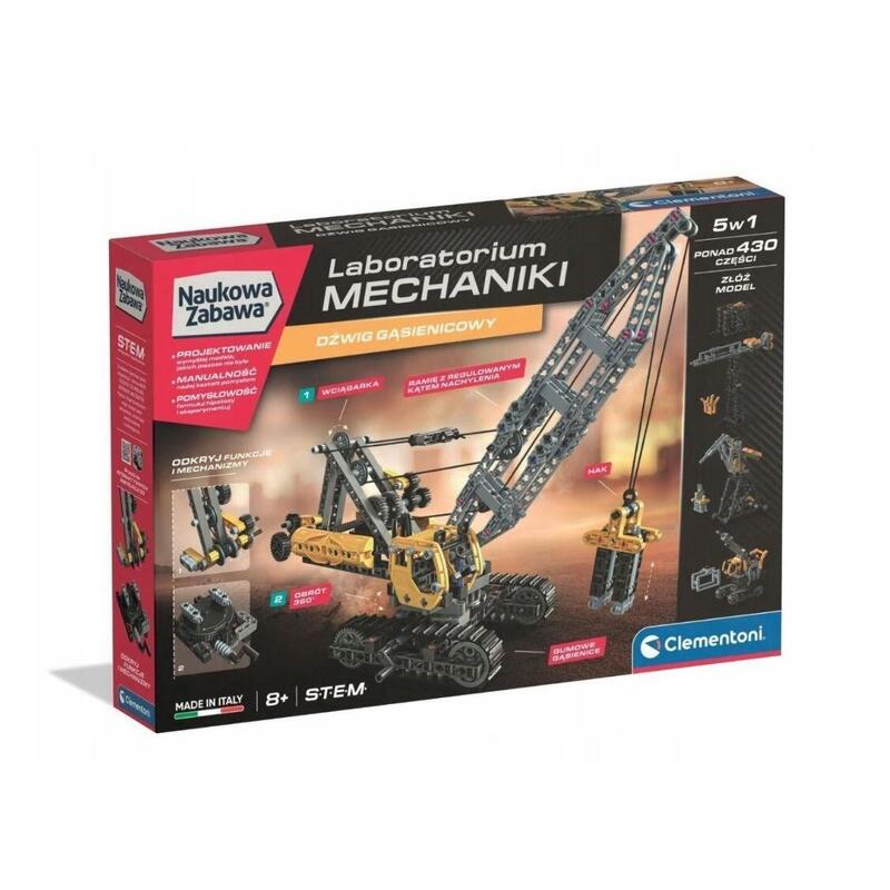 Clementoni Naukowa Zabawa - Laboratorium Mechaniki: Dzwig