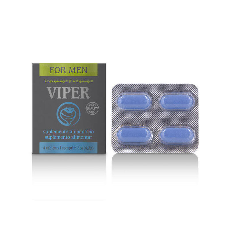 Cobeco - Viper Potenciador Masculino 4 Capsulas