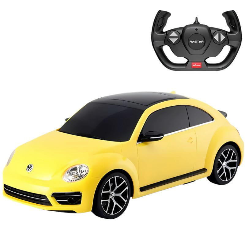 Coche Radio Control Rastar 1/14 Volkswagen Beetle Amarillo