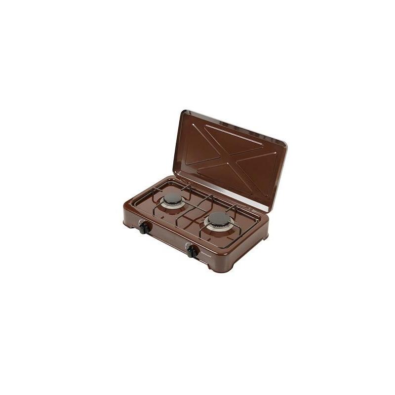 Cocina Regulable De 2 Fuegos Ravanson K-02br