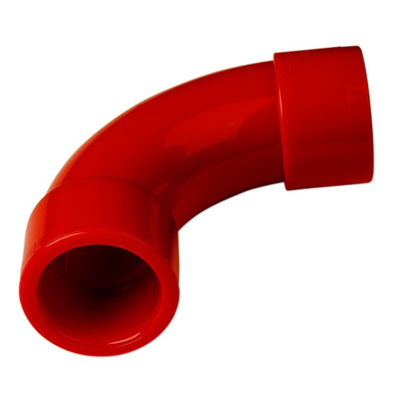 Codo 90º Para Tubería 27mm De Sistemas De Detección Por Aspiración Color Rojo Aritech