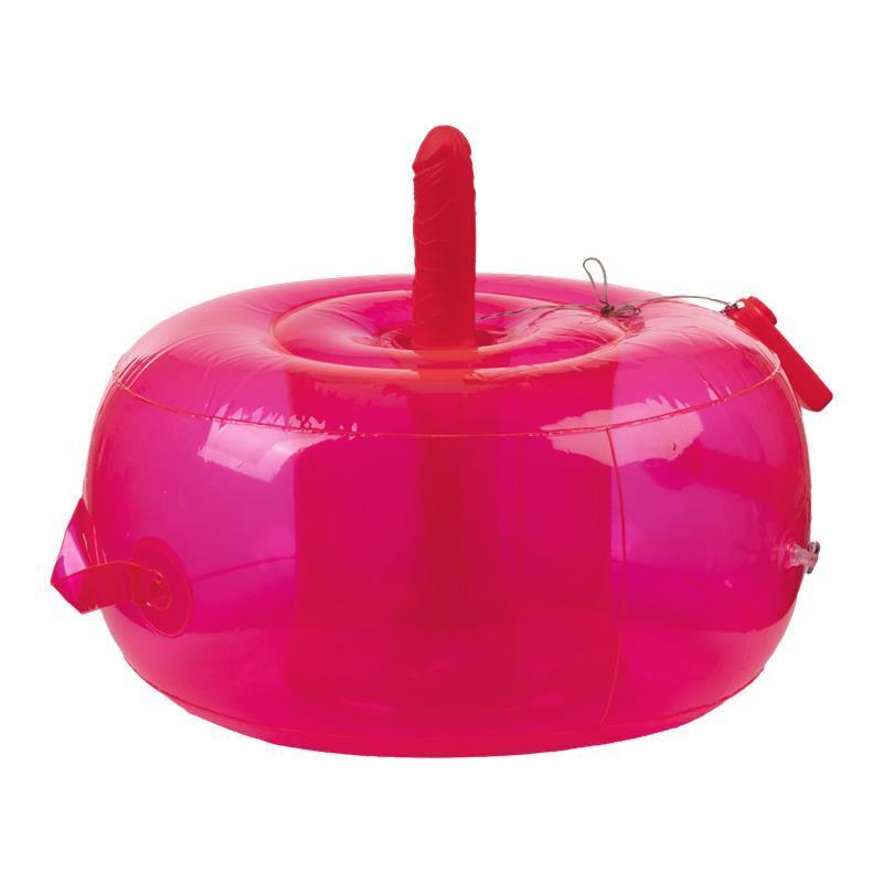Cojín Hinchable Con Dildo, Vibración Y Control Remoto Ding Dong