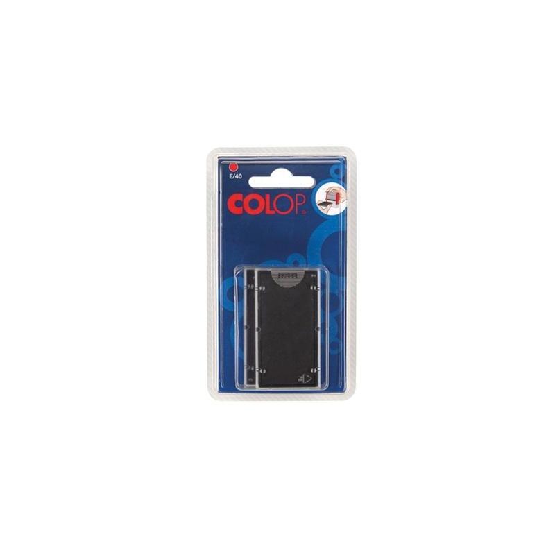 Colop Almohadilla E/55 Rojo Blister -2u-