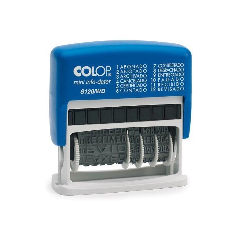 Colop Formula/Fechador Mini Mod.S120/Wd Azul