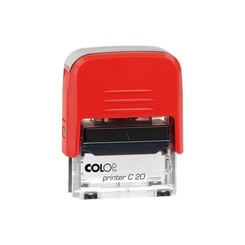 Colop Sello Printer C20 Formula " Revisado " Almohadilla E/20 14x38mm Rojo