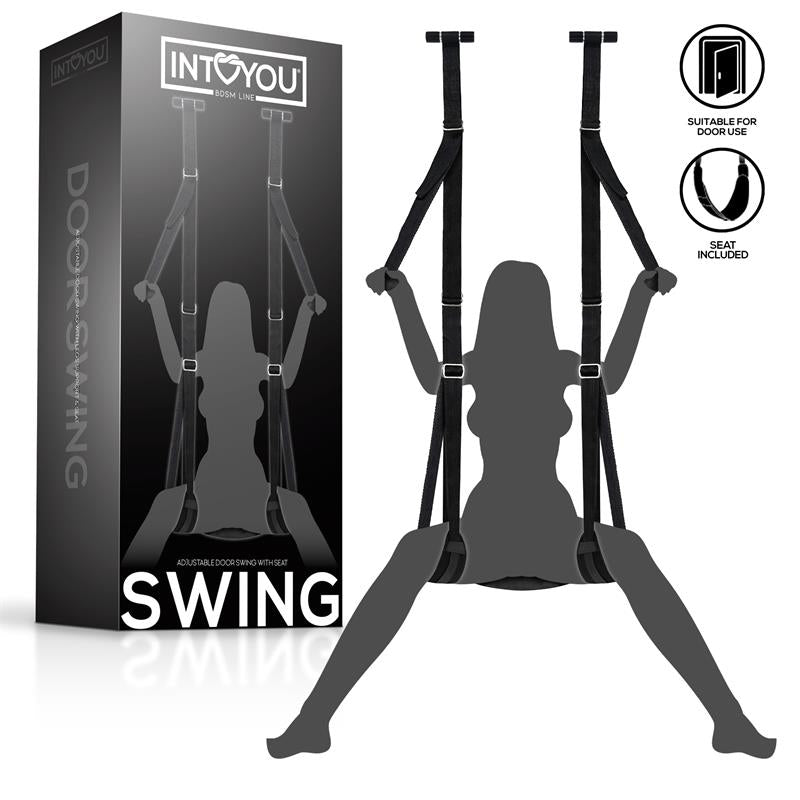 Adjustable Door Swing With Legs Support & Seat
