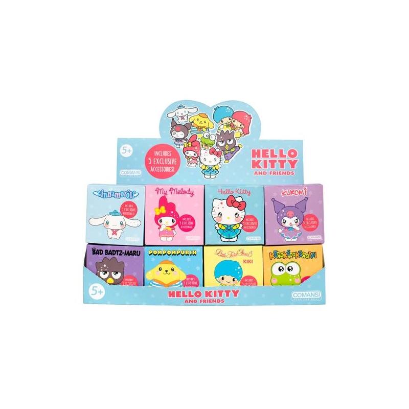 Comansi Display Hello Kitty And Friends Sorpresa 16 Unidadesâ - 10 Modelos - 5 Accesorios Exclusivos - Tamaã±O 8,5 X