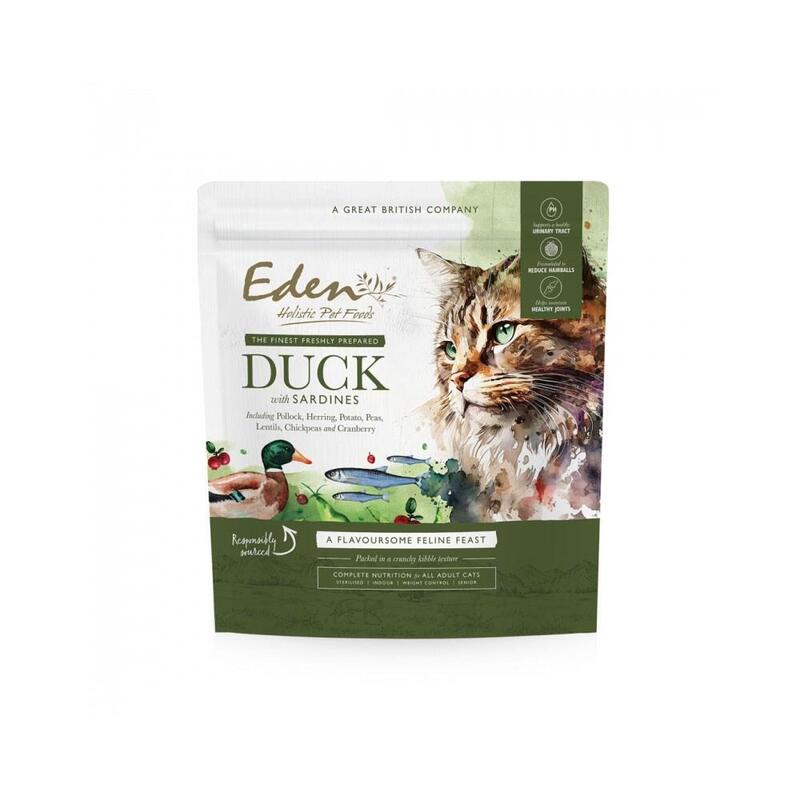 Comida Húmeda Para Gatos Eden Pato Y Sardina 1,5 Kg