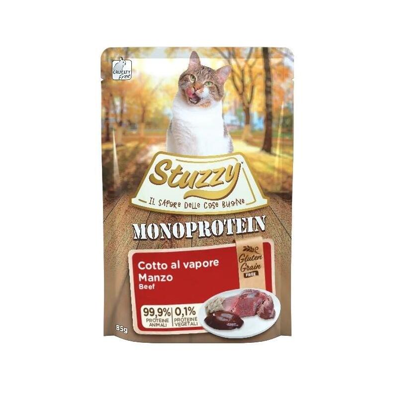 Comida Húmeda Para Gatos Stuzzy Monoprotein Beef 85 G