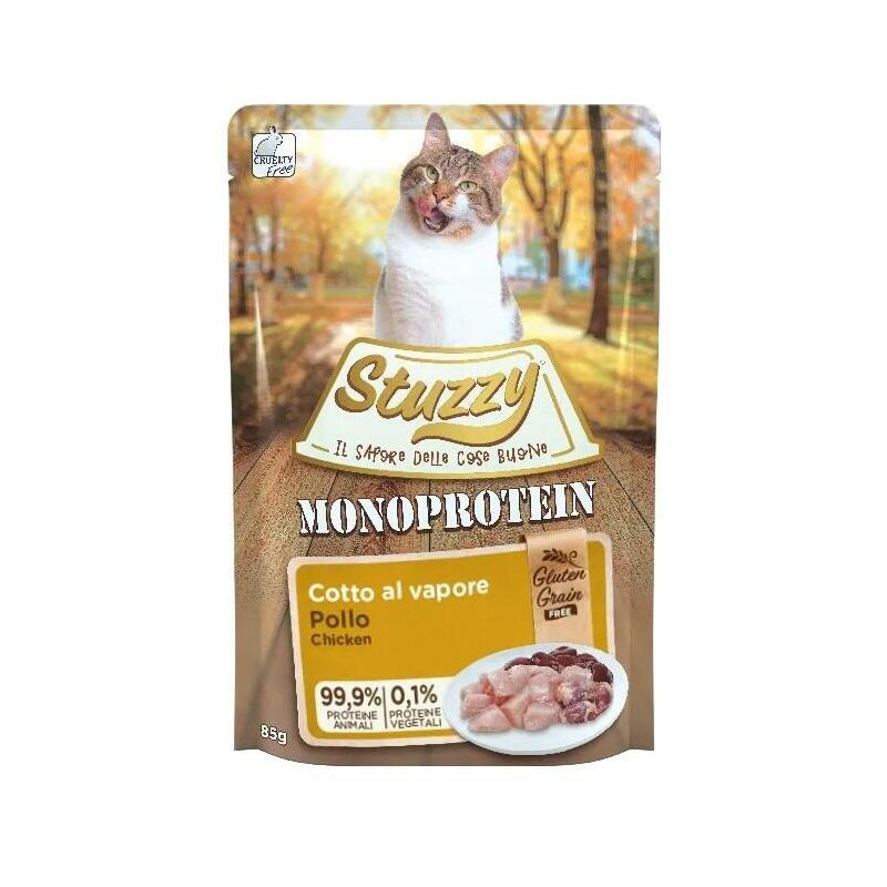 Comida Húmeda Para Gatos Stuzzy Monoprotein Chicken 85 G