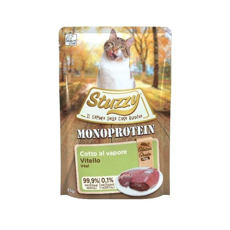 Comida Húmeda Para Gatos Stuzzy Monoprotein Veal 85 G