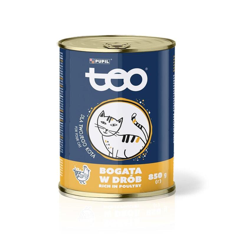 Comida Húmeda Para Gatos Teo Rich In Poultry 850g