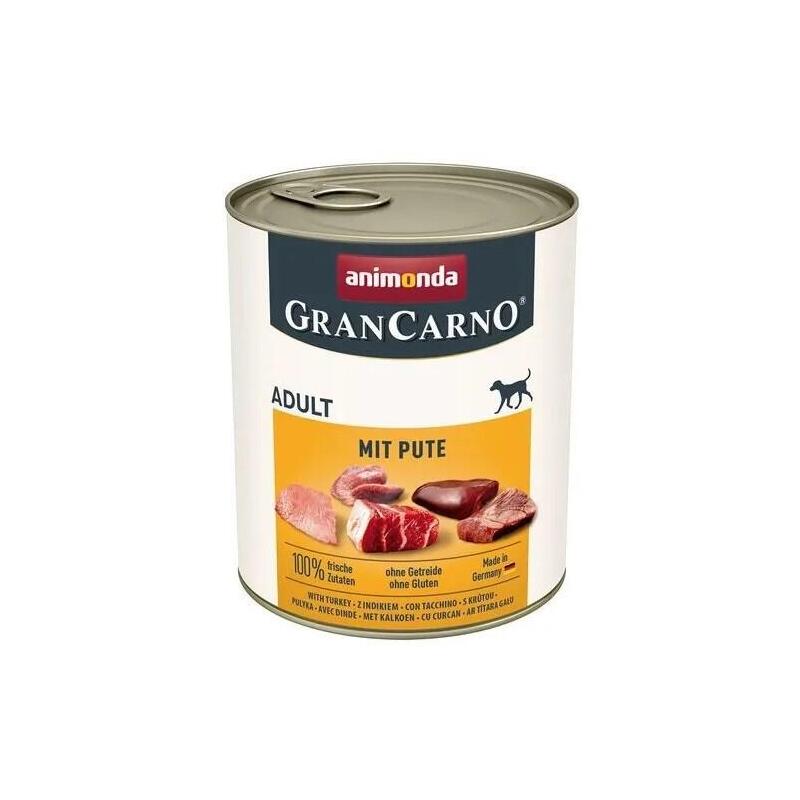 Comida Húmeda Para Perros Animonda Grancarno Adult With Turkey 800g