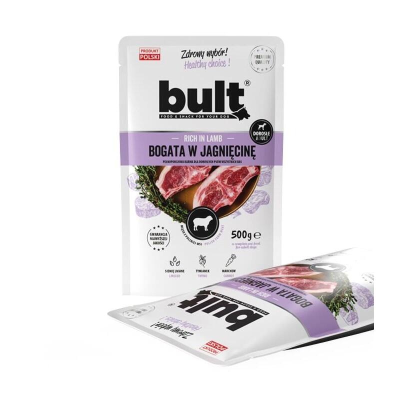 Comida Húmeda Para Perros Bult Rich In Lamb 500g