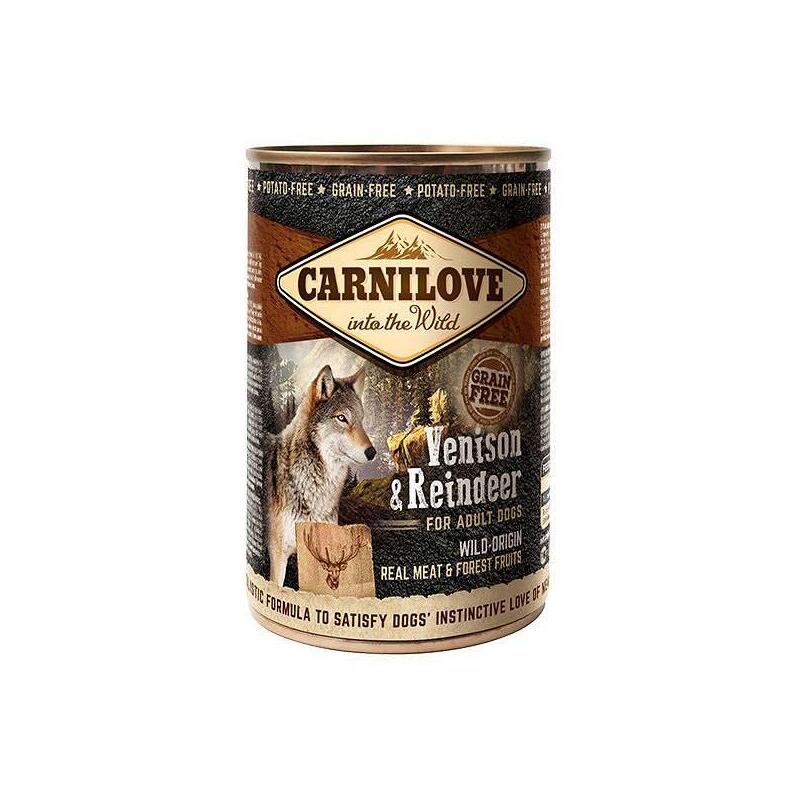 Comida Húmeda Para Perros Carnilove Into The Wild Venison&Reindeer 400 G