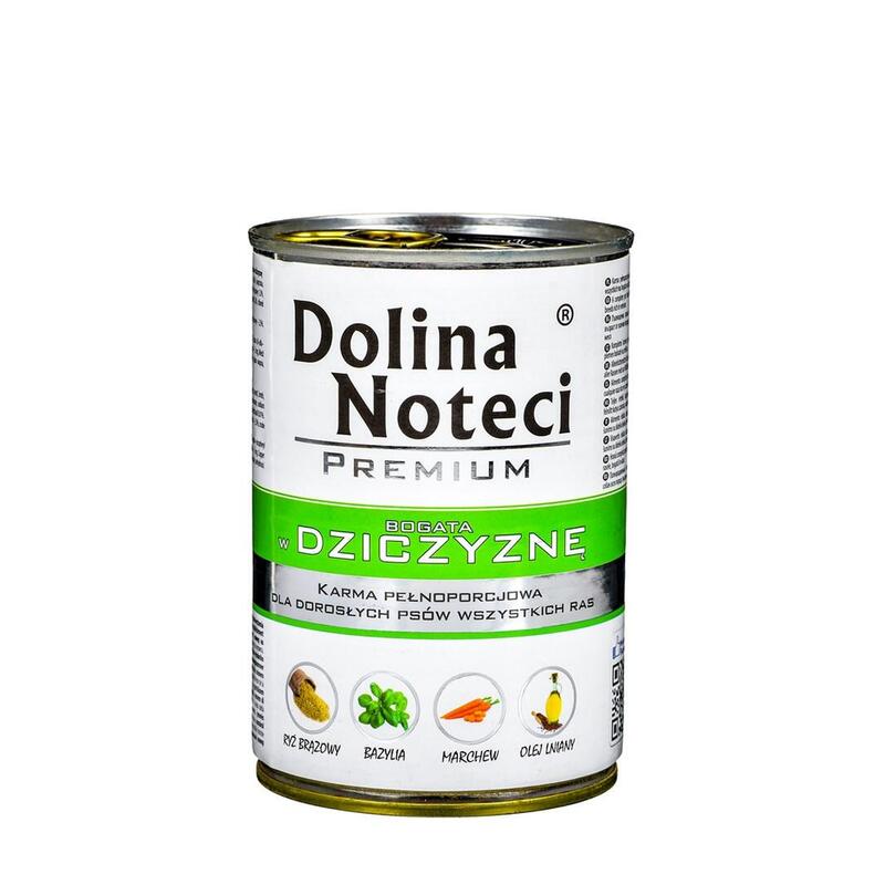 Comida Húmeda Para Perros Dolina Noteci Premium Rica En Caza 400 G