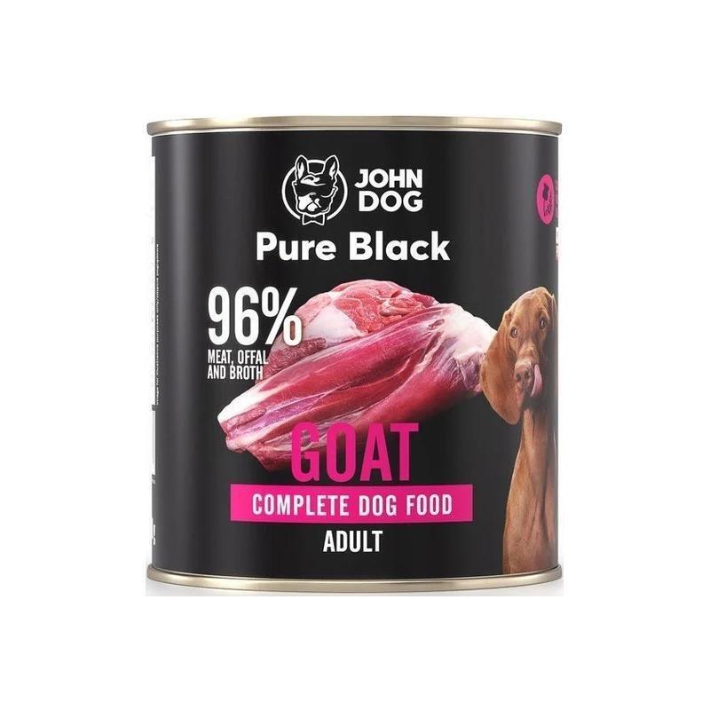Comida Húmeda Para Perros John Dog Pure Black Carne De Cabra 800g