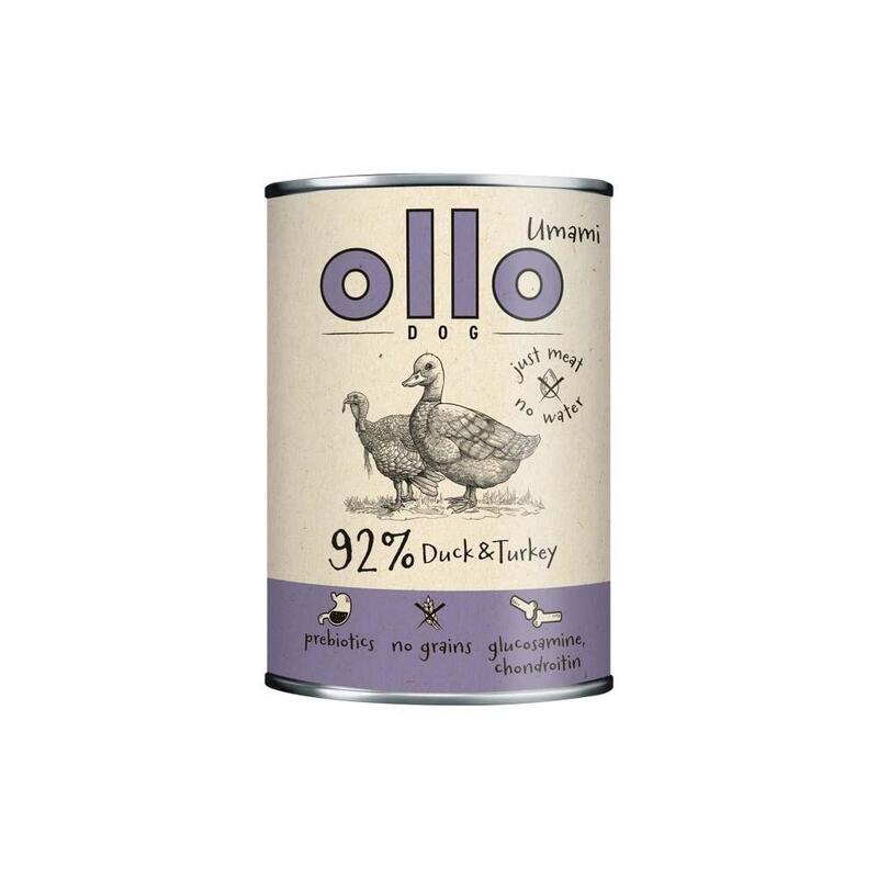 Comida Húmeda Para Perros Ollo Umami Duck And Turkey 850g
