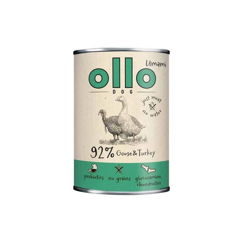 Comida Húmeda Para Perros Ollo Umami Goose And Turkey 850g