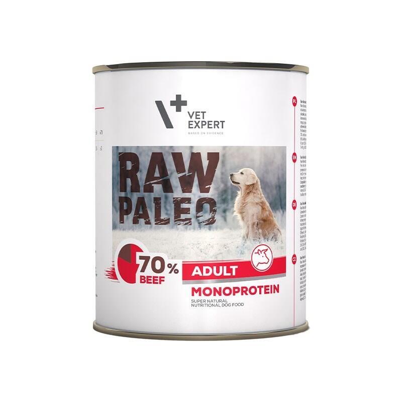 Comida Húmeda Para Perros Raw Paleo Adult Monoprotein Beef 800 G