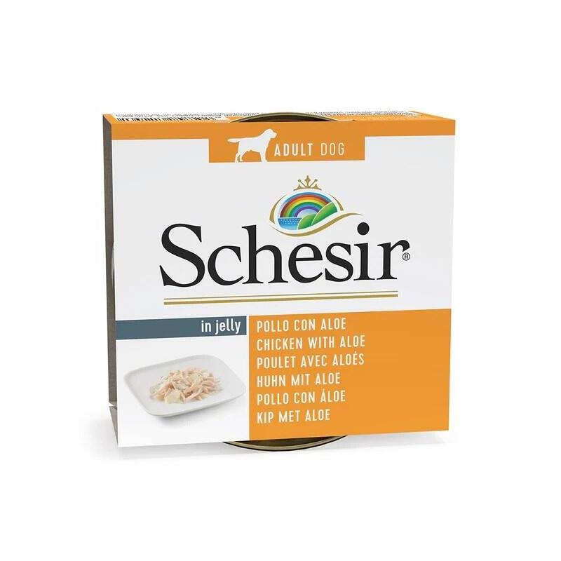 Comida Húmeda Para Perros Schesir In Jelly Chicken With Aloe 150 G