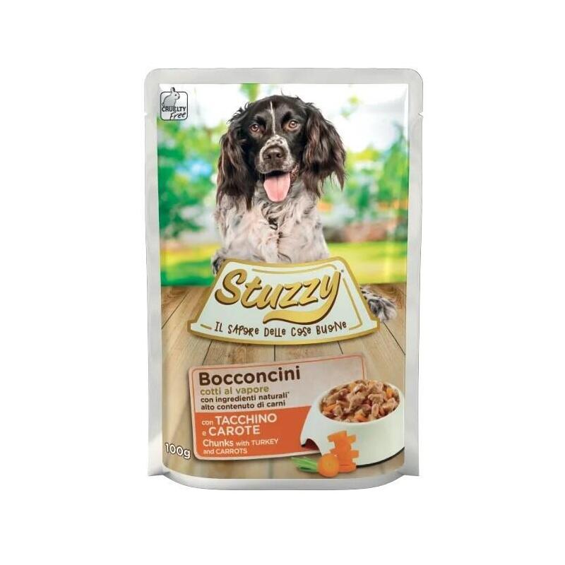 Comida Húmeda Para Perros Stuzzy Chunks With Turkey And Carrots 100 G