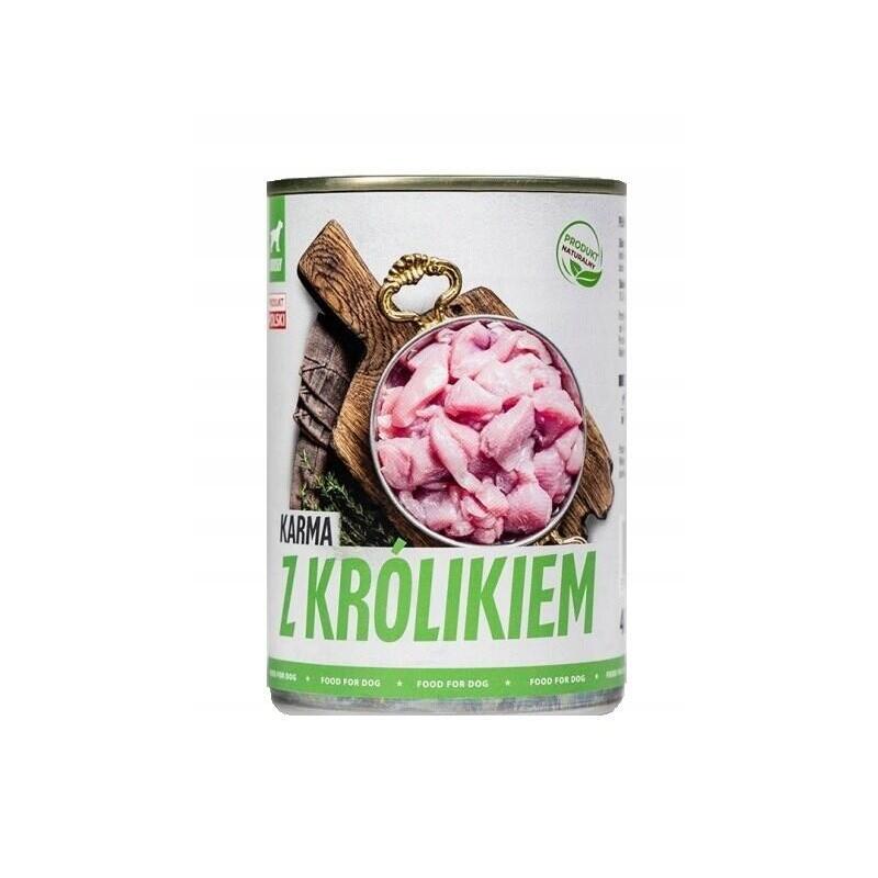 Comida Húmeda Para Perros Tuf Tuf Rabbit Food 400 G