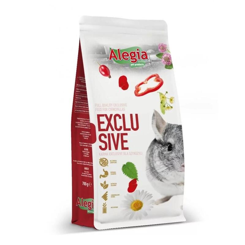 Comida Para Chinchillas Alegia Exclusive Chinchilla 700g