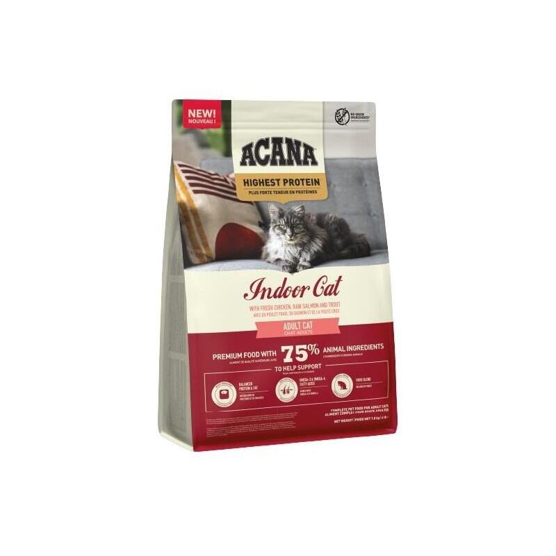 Comida Seca Para Gatos Acana Highest Protein Indoor Cat 1,8kg
