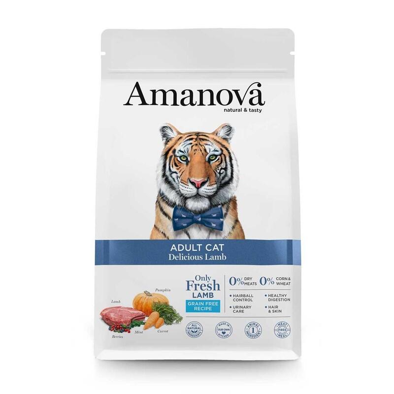 Comida Seca Para Gatos Amanova Adult Cat Delicious Lamb 1,5kg