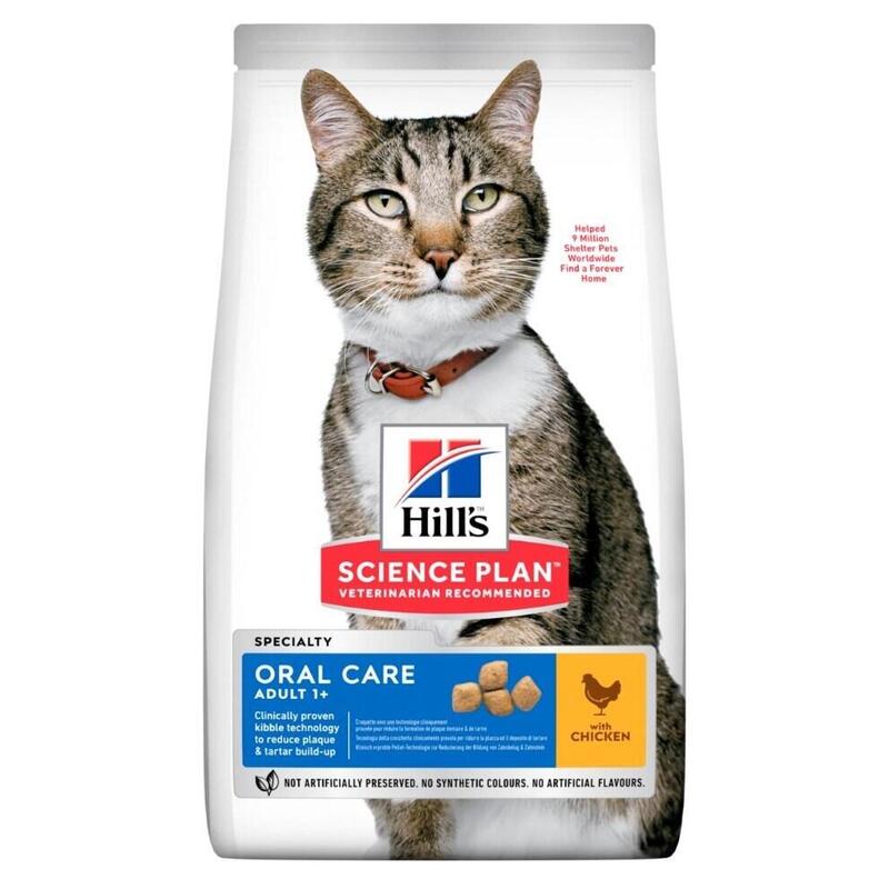 Comida Seca Para Gatos Hill'S Sp Adult Oral Care Pollo 7kg