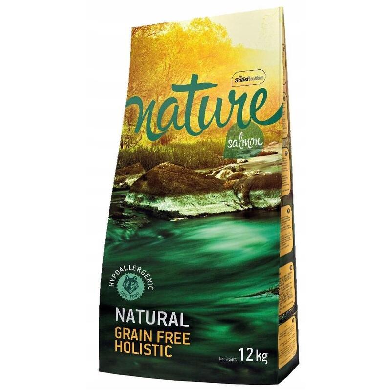 Comida Seca Para Perros Nature Grain Free Holistic Salmón 12 Kg
