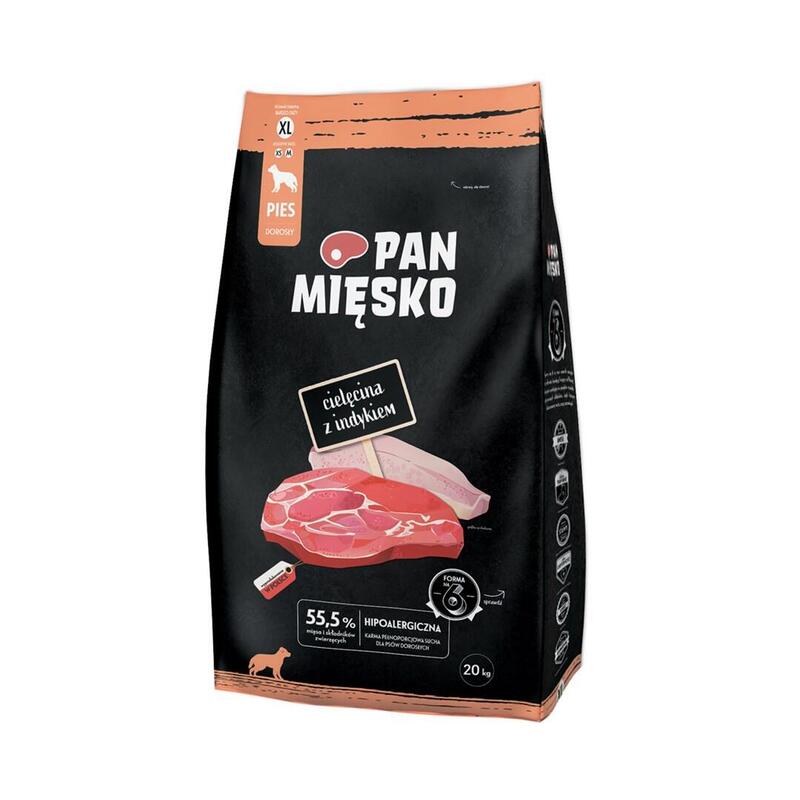Comida Seca Para Perros Pan Meat Ternera Con Pavo Xl 20 Kg